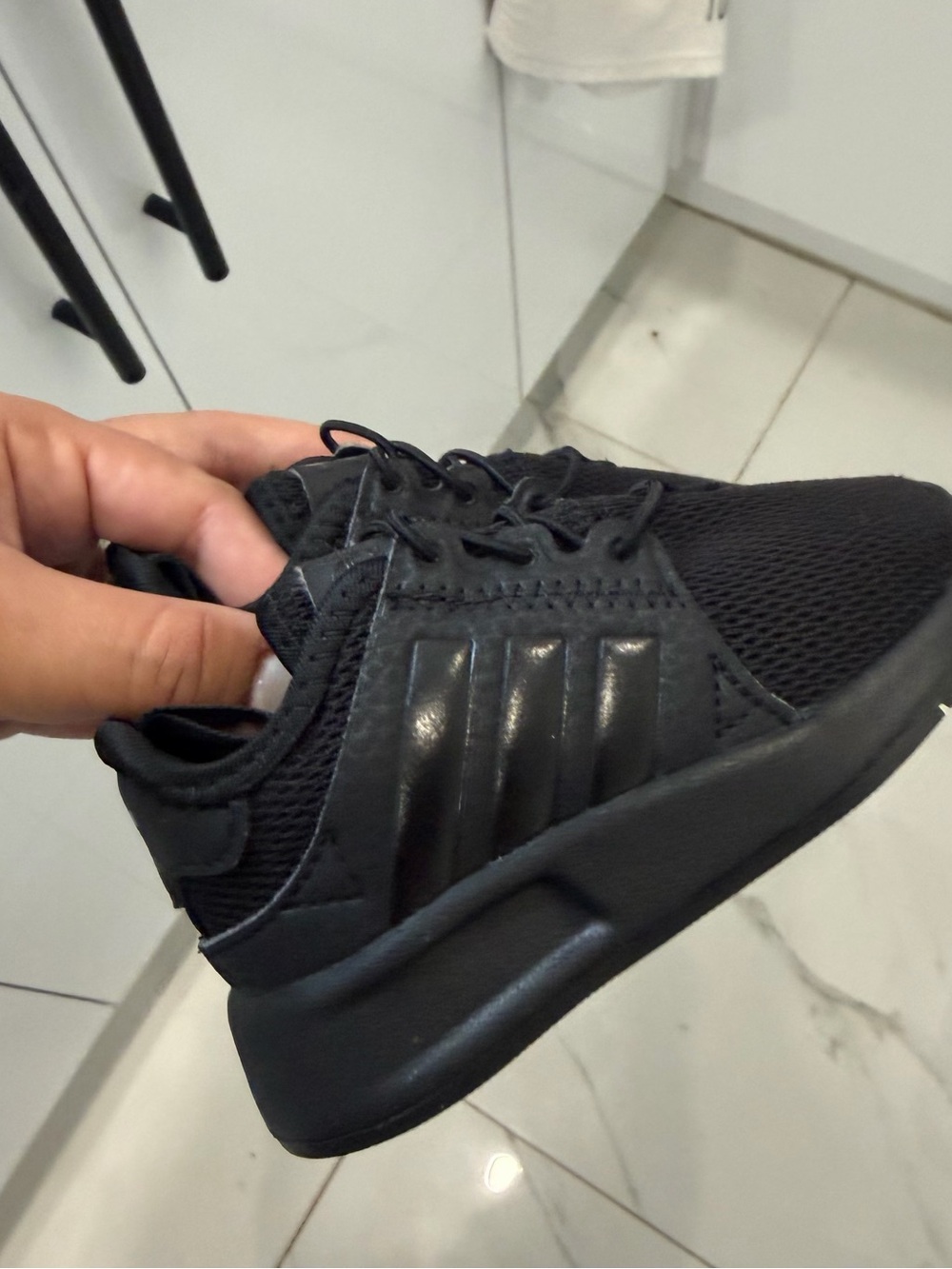Toddler Black Adidas Sneakers